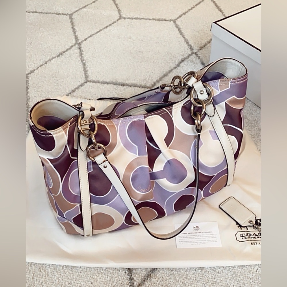 Satchel Lilac Coach Bag